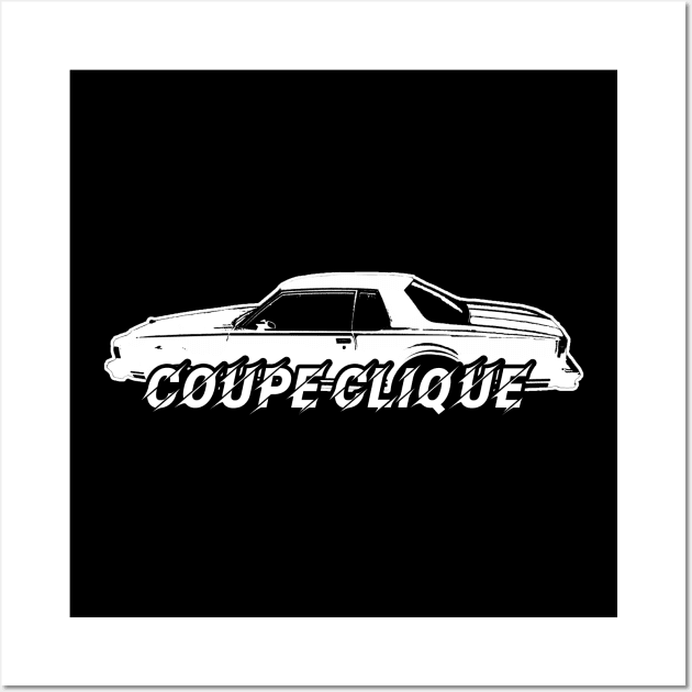 Coupe Clique Caprice Wall Art by Black Ice Design